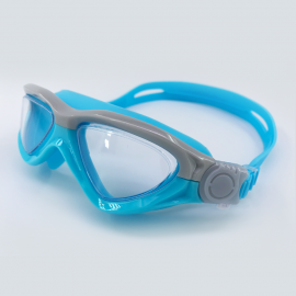 Blue goggle clear lens with buckle