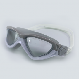 White goggle clear lens with buckle