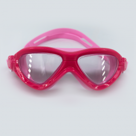 Pink goggle clear lens with buckle