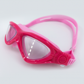 Pink goggle clear lens with buckle