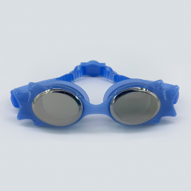 Blue goggle mirror lens with back buckle