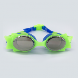 Green goggle mirror lens with back buckle