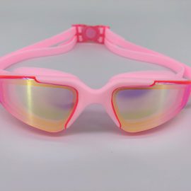 Pink goggle with back buckle