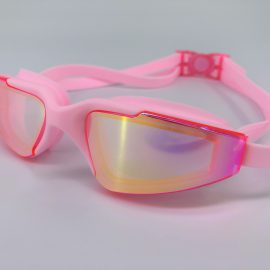 Pink goggle with back buckle