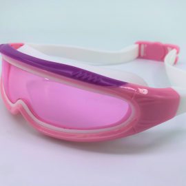 Pink Cobots goggle clear lens with back buckle
