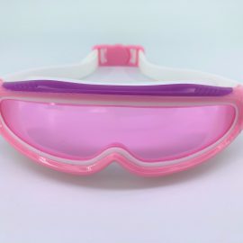 Pink Cobots goggle clear lens with back buckle