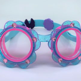 Flower blue pink goggle